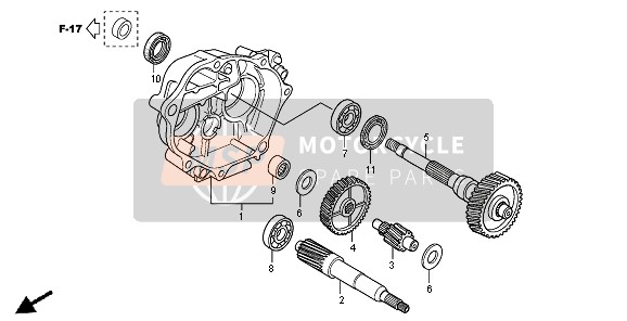 Honda SH300 2008 TRANSMISSION for a 2008 Honda SH300